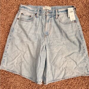 Abercrombie & Fitch Mid Rise Denim Shorts